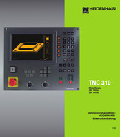 HEIDENHAIN TNC 310 Gebruikershandboek