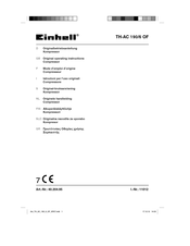 EINHELL TH-AC 190/6 OF Originele Handleiding