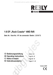 Reely ROAD Rock Crawler Gebruiksaanwijzing