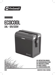 Outwell ECOCOOL 24L 12V/230V Gebruiksaanwijzing