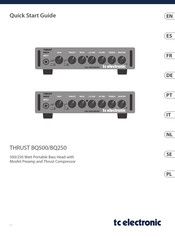 TC Electronic THRUST BQ250 Snelstartgids