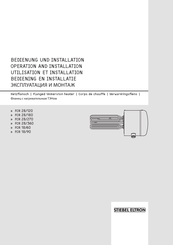 Stiebel Eltron FCR 28/120 Handleiding Voor Bediening En Installatie