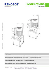 REHOBOT PME70 Series Gebruiksaanwijzing