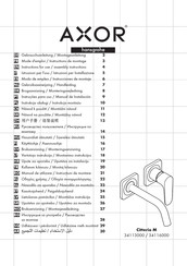 Hansgrohe AXOR Citterio M 34113000 Gebruiksaanwijzing