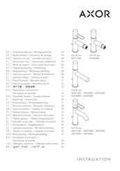 Hansgrohe AXOR Uno 38032 Series Gebruiksaanwijzing