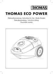 Thomas ECO POWER Gebruiksaanwijzing