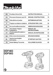 Makita DDF483 Gebruiksaanwijzing