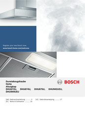 Bosch DHU674U Gebruiksaanwijzing