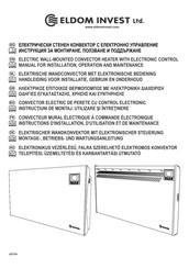 Eldom Invest RH15NW Handleiding Voor Installatie, Gebruik En Onderhoud