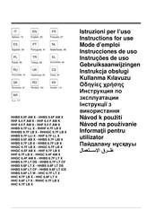 Hotpoint Ariston HHBS 9.8F LT X Gebruiksaanwijzingen