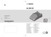 Bosch AL 36V-20 Oorspronkelijke Gebruiksaanwijzing