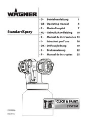 WAGNER StandardSpray Gebruikshandleiding