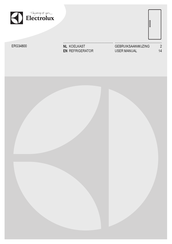 Electrolux ERG34800 Gebruiksaanwijzing