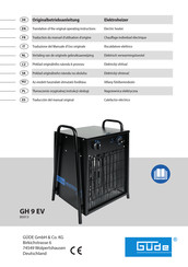Gude GH 9 EV Vertaling Van De Originele Gebruiksaanwijzing