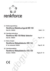 Renkforce MD 100 Gebruiksaanwijzing