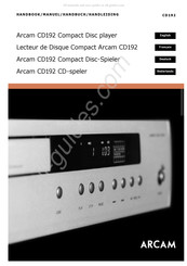 Arcam CD192 Handleiding