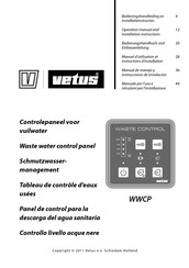 Vetus WWCP Bedienings- En Installatiehandleiding