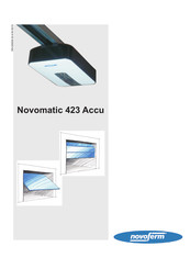 Novoferm Novomatic 423 Accu Handleiding