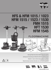 Numatic HFM 1530 Originele Instructies