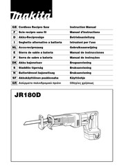 Makita JR180D Gebruiksaanwijzing