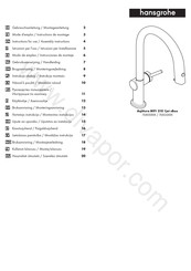 Hansgrohe Aqittura M91 210 1jet sBox 76800 Series Gebruiksaanwijzing