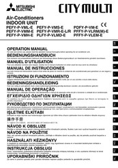 Mitsubishi Electric City Multi PEFY-P-VMH-E Bedieningshandleiding