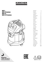 Kärcher WD 3 P Originele Gebruiksaanwijzing