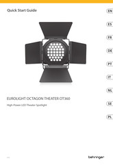 Behringer EUROLIGHT OCTAGON THEATER OT360 Snelstartgids