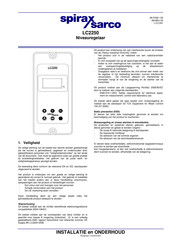 Spirax Sarco LC2250 Installatie En Onderhoud