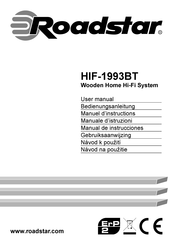 Roadstar HIF-1993BT Gebruiksaanwijzing