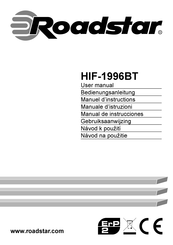 Roadstar HIF-1996BT Gebruiksaanwijzing