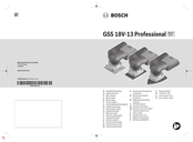 Bosch GSS 18V-13 Professional Oorspronkelijke Gebruiksaanwijzing