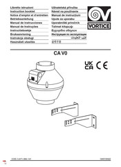 Vortice CA V0 Instructieboekje