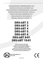 Dru DRU-ART 6 Installatievoorschrift En Gebruiksaanwijzing