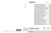 Sony Cyber-shot DSC-W610 Gebruiksaanwijzing