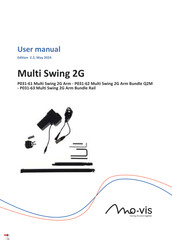 Mo-vis P031-63 Multi Swing 2G Arm Bundle Rail Gebruikershandleiding