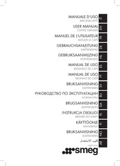 Smeg CGF01 Gebruiksaanwijzing