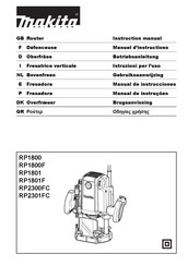 Makita RP1800 Gebruiksaanwijzing