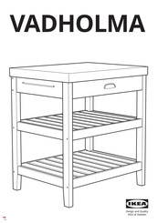 IKEA VADHOLMA 40366115 Handleiding