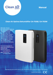 Clean Air Optima CA-703W Gebruiksaanwijzing