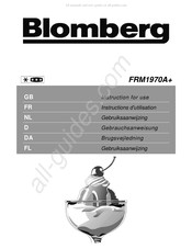 Blomberg FRM1970A+ Gebruiksaanwijzing