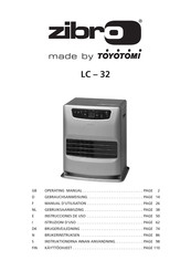 Toyotomi Zibro LC-32 Gebruiksaanwijzing