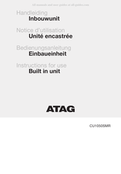 Atag CU1050SMR Handleiding