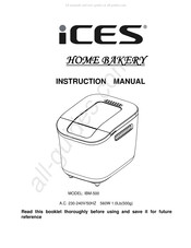 iCES IBM-500 Handleiding