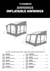 Dometic CLUB AIR ALL-SEASON 330 Gebruiksaanwijzing