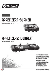 Outwell APPETIZER 2-BURNER Gebruiksaanwijzing