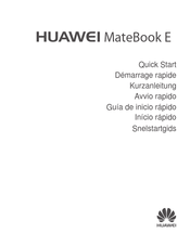 Huawei MateBook E Snelstartgids