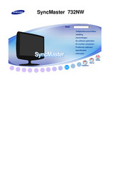 Samsung SyncMaster 732NW Handleiding