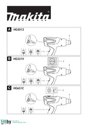 Makita HG5012 Gebruiksaanwijzing