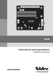 Leroy Somer Nidec R438 Installatie En Onderhoud